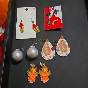 Christmas SPECIAL Bundle with 6  sets of Earrings,